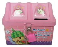 Opakowanie Skarbonka domek mały różowy