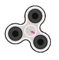 Opakowanie Spinner fidget biały STRIGO