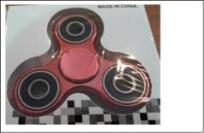 Opakowanie Spinner metalizowany czerwony