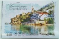 Okładka książki Szkicownik A3 koło 20 arkuszy 200g/m2