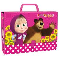 Opakowanie Teczka z rączką gruba Masza i Niedźwiedź