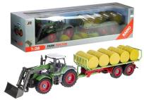 Opakowanie Traktor Zdalnie Sterowany + Przyczepa z Sianem