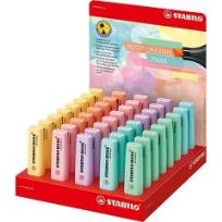 Opakowanie Zakreślacz Boss pastelowy dspl (40szt) STABILO