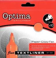 Opakowanie Zakreślacz pomarańczowy (10szt) OPTIMA