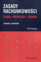 Okładka książki Zasady rachunkowości Teoria przykłady zadania
