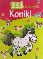 Okładka książki 333 naklejki Koniki