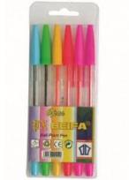 Opakowanie Długopisy 6 kolorów BEIFA