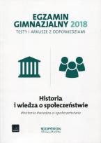 Okładka książki Egzamin gimnazjalny -Testy hist. i WOS 2018 OPERON