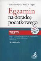 Okładka książki Egzamin na doradcę podatkowego Testy