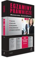 Okładka książki Egzaminy prawnicze Ministerstwa Sprawiedliwości 2018. Tom 3. Kazusy do egzaminu adwokackiego i radco