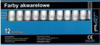 Opakowanie Farby akwarelowe 12 kolorów x 12ml GRAART