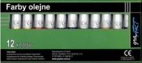 Opakowanie Farby olejne 12 kolorów x 12ml GRAART