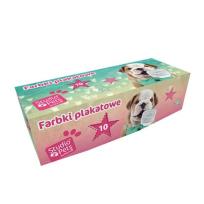 Opakowanie Farby plakatowe Studio Pets z pędzelkami i paletą 8 kolorów