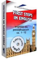Okładka książki First Steps in English 1 +6CD+MP3