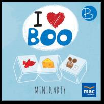 Okładka książki I love Boo. Język angielski poziom B. Minikarty