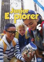 Okładka książki Junior Explorer 4 ćw. NE