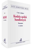 Okładka książki Kodeks spółek handlowych Komentarz