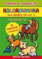 Okładka książki Kolorowanka dla dzieci od lat 3. Zwierzęta