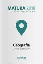 Okładka książki Matura 2018 Geografia. Testy i arkusze ZR