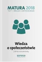 Okładka książki Matura 2018 WOS. Testy i arkusze ZR