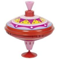 Opakowanie Metalowy bączek z dźwiękiem czerwony