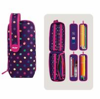 Opakowanie Multipiórnik MILAN owalny z 4 piórnikami N-DOTS