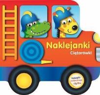 Okładka książki Naklejanki. Ciężarówki