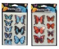 Opakowanie Naklejki trójwymiarowe motylki
