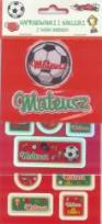 Opakowanie Naprasowanki i naklejki imienne - Mateusz