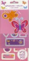 Opakowanie Naprasowanki i naklejki imienne (motyle puste)