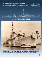 Okładka książki Niszczyciel ORP Piorun