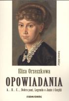 Okładka książki Opowiadania. Eliza Orzeszkowa