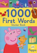 Okładka książki Peppa Pig 1000 First Words Sticker Book