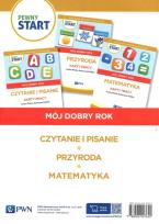 Okładka książki Pewny start Mój dobry rok Czytanie i pisanie Przyroda Matematyka