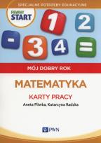 Okładka książki Pewny start Mój dobry rok Matematyka Karty pracy