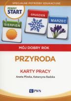 Okładka książki Pewny start Mój dobry rok Przyroda Karty pracy