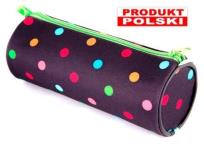 Opakowanie Piórnik tuba TU617 Kropki kolorowe MESIO