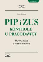 Okładka książki PIP i ZUS Kontrole u pracodawcy.Wzory pism z komentarzem