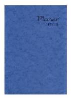 Okładka książki PLANER książkowy a4/48k 2017/2018