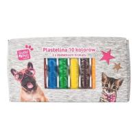Opakowanie Plastelina Studio Pets 10 kolorów szara
