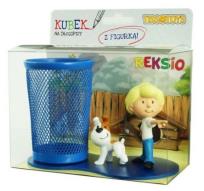 Okładka książki Przybornik biurkowy 2 figurki Chłopiec i Reksio