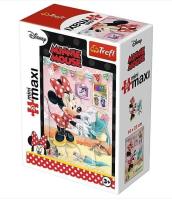 Okładka książki Puzzle 20 miniMaxi - Ulubione zajęcia Minni3 TREFL