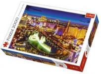 Opakowanie Puzzle 2000 - Las Vegas nocą TREFL
