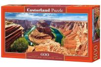Opakowanie Puzzle 600 el.Panoramiczne:Horseshoe Bend, Glen Canyon, Arizona