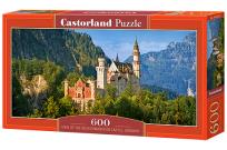 Opakowanie Puzzle 600 Panoramiczne: View of the Neuschwanstein Castle, Germany