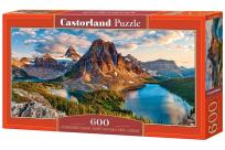 Opakowanie Puzzle 600 Panoramiczne:Assiniboine Sunset, Banff National Park, Canada