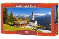 Opakowanie Puzzle 600 Panoramiczne:Church Marterle, Carinthia, Austria