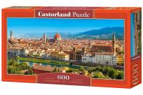 Opakowanie Puzzle 600 Panoramiczne:Panorama of Florence