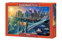 Opakowanie Puzzle New York Brooklyn Bridge 500