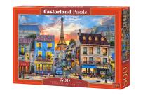 Okładka książki Puzzle Streets of Paris 500